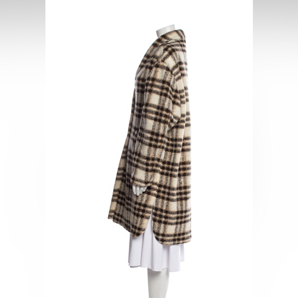 NWT Isabel Marant Plaid Wool Jacket Size 10 US (42 FR) - Picture 2 of 3